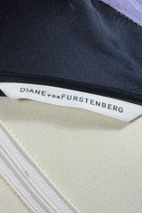 Diane von Furstenberg Silk Geometric Print Dress with Crystal Embellishment | American Secondhand