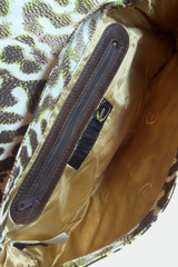 COMING SOON: JUST CAVALLI 2007 ANIMAL PRINT LOGO SHOULDER BAG | ITALIAN SECONDHAND