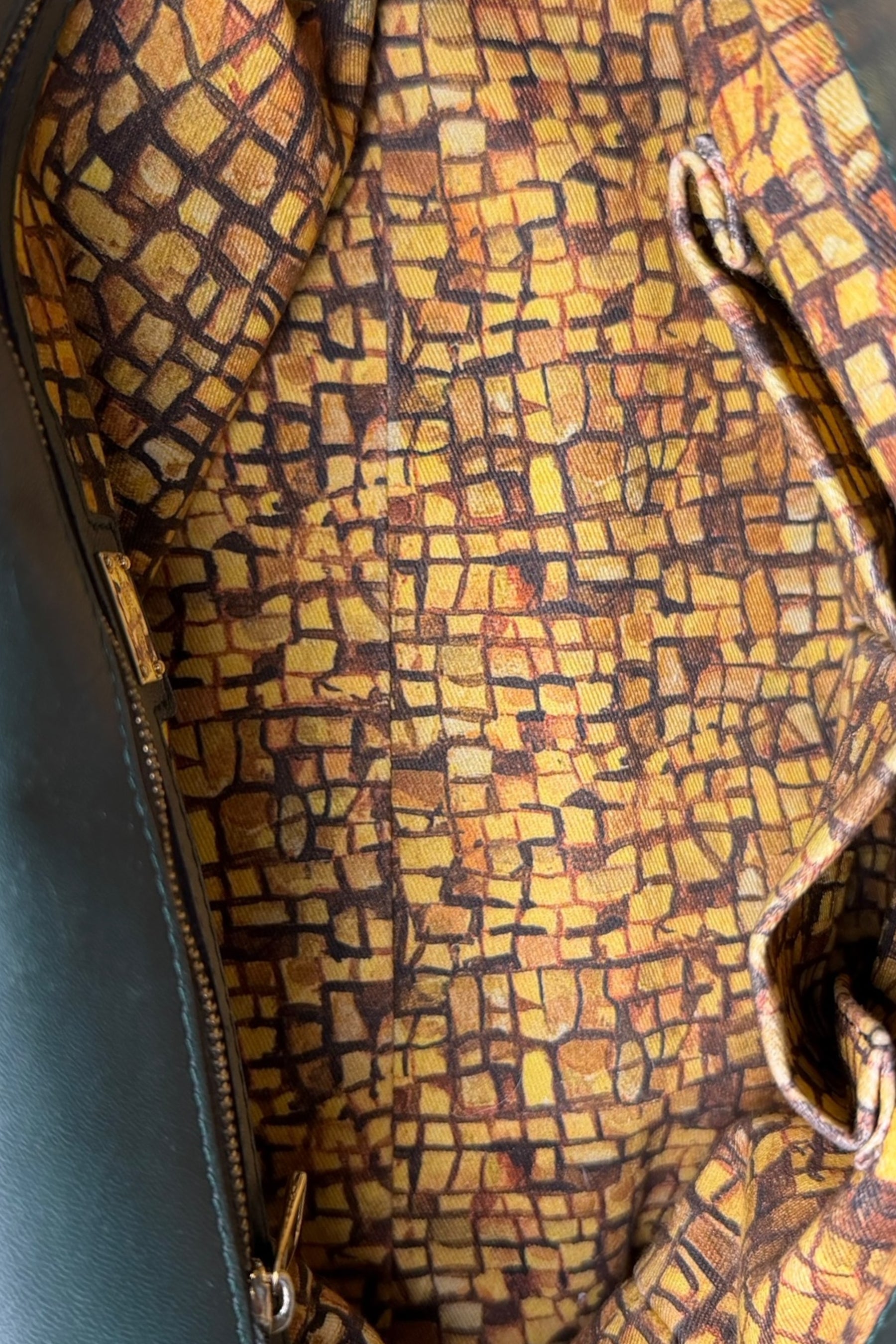 Dolce & Gabbana Byzantine Mosaic Print Bag | Italian Secondhand