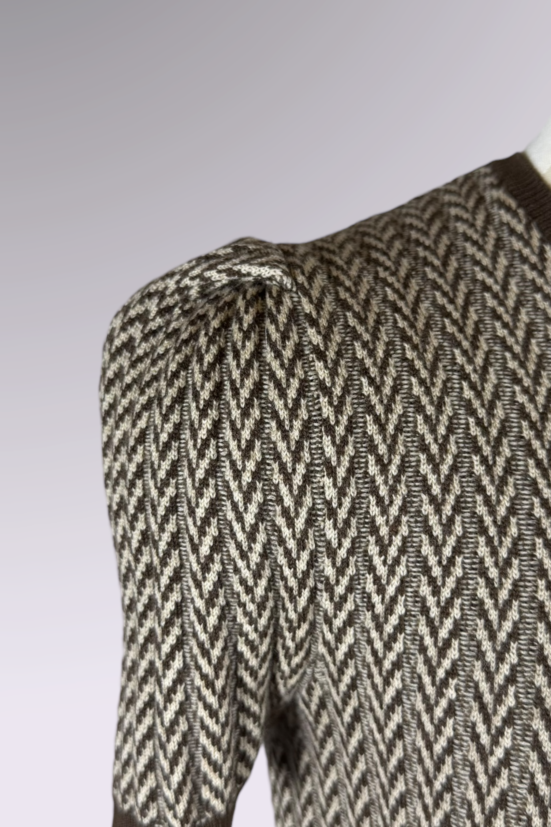 Ralph Lauren Merino Wool Herringbone Knit Set | American Secondhand