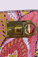 Ferragamo Pink Floral Print Bag | Italian Secondhand