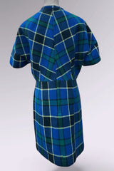 Comme des Garçons Wool Tartan FW 91 Archive Runway Dress | Japanese Vintage