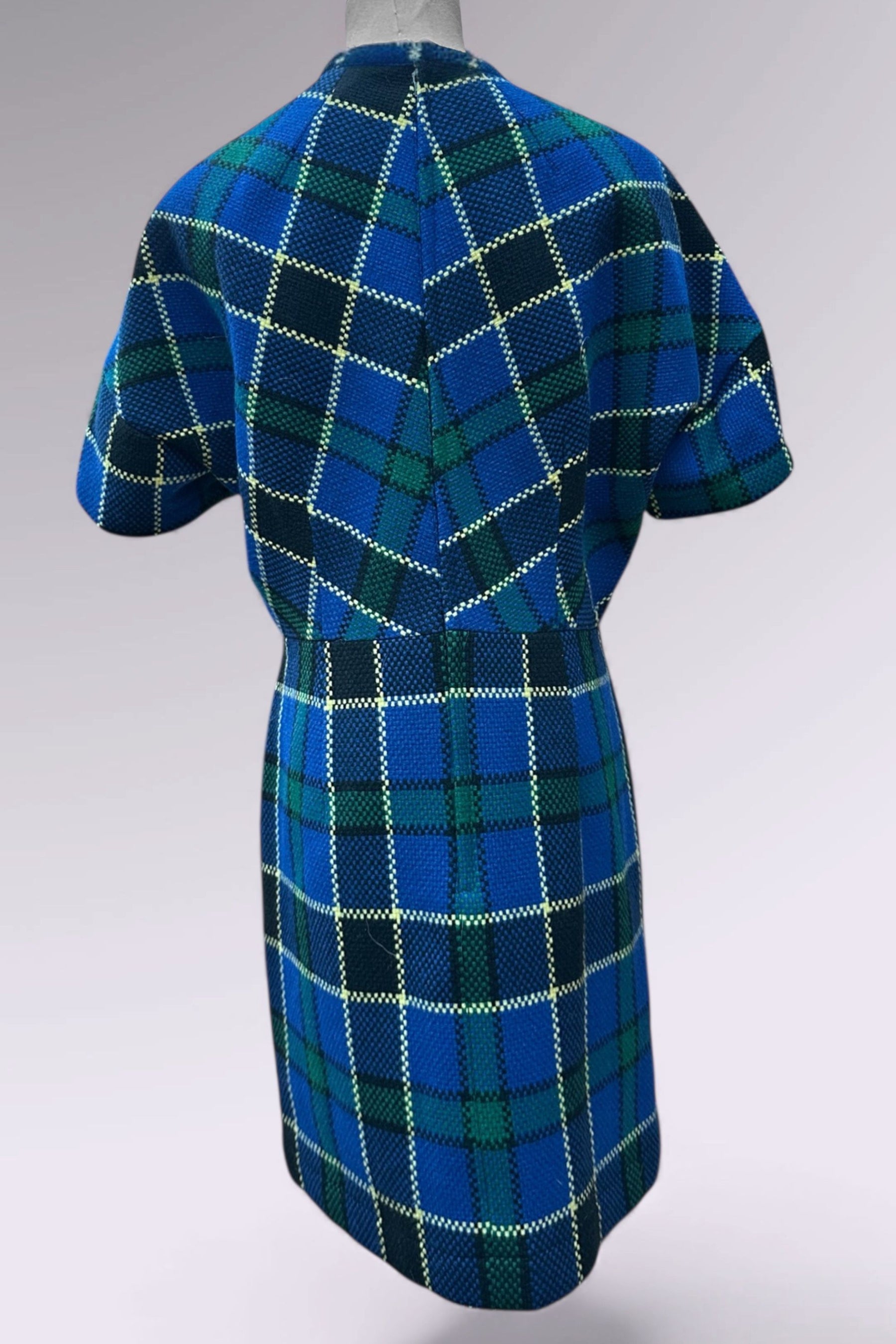 Comme des Garçons Wool Tartan FW 91 Archive Runway Dress | Japanese Vintage