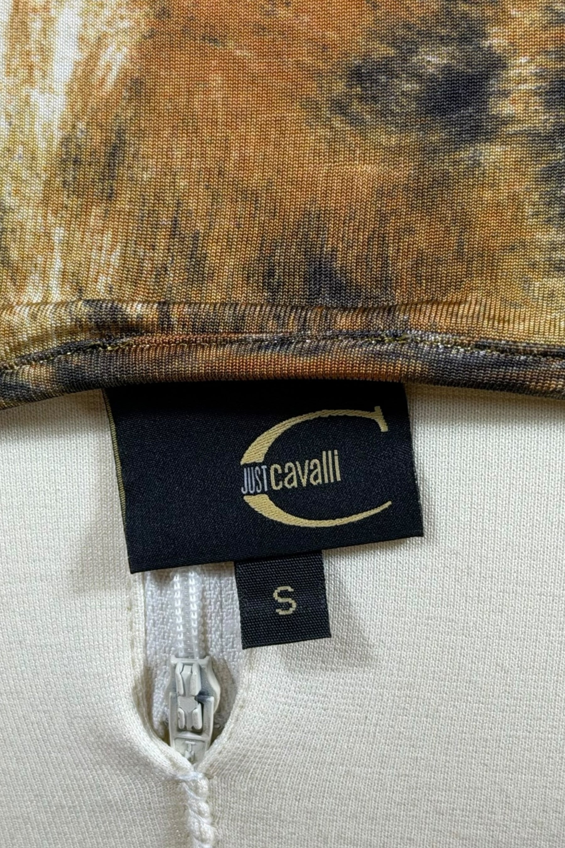 Just Cavalli Leopard Print Ruched Top | Italian Vintage