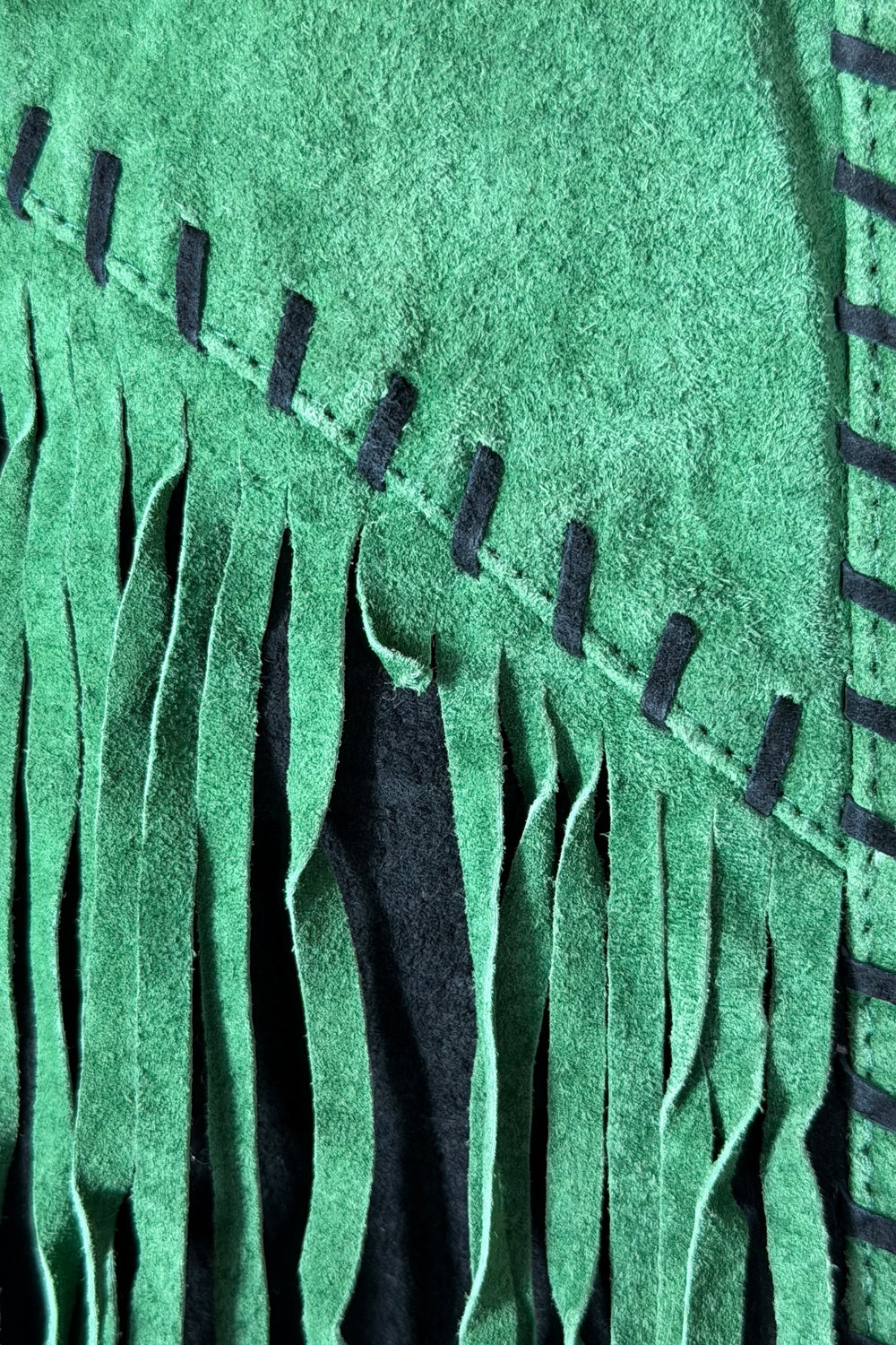 Bob Mackie Fringe Suede Leather Jacket | American Vintage