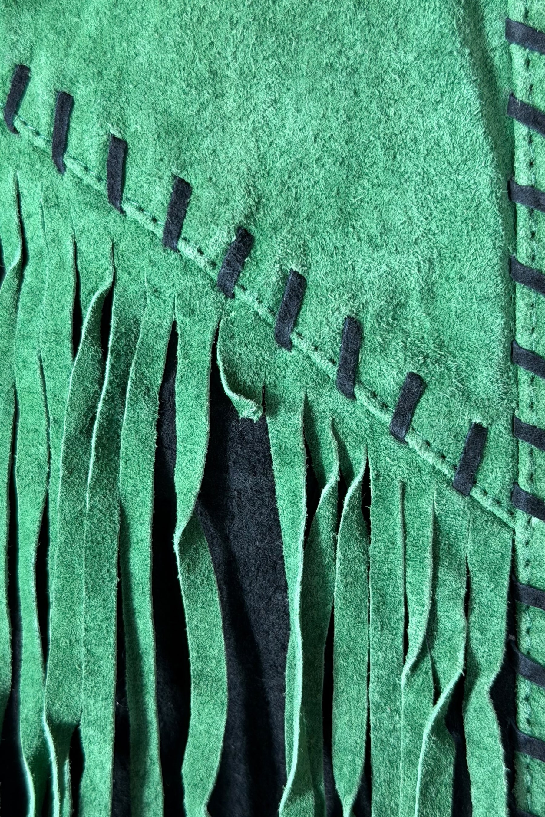Bob Mackie Fringe Suede Leather Jacket | American Vintage