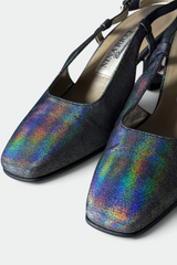 Coming soon: NINA RICCI IRIDESCENT SLINGBACK HEELS | French Secondhand