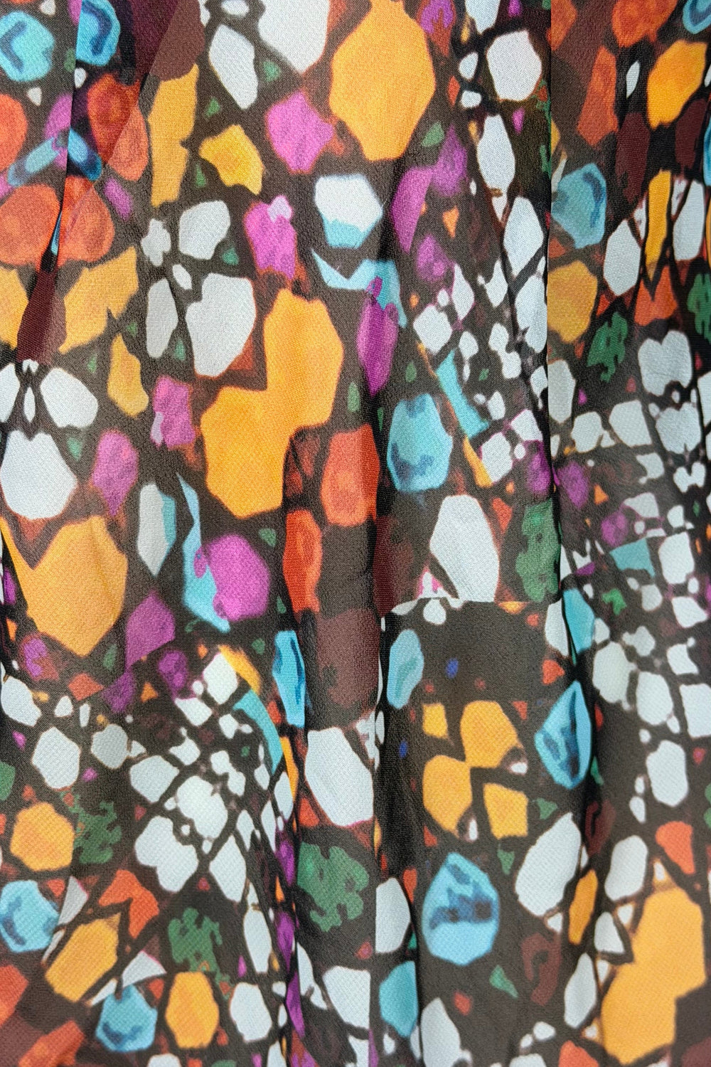 Salute by Wacoal Stained Glass Print Mesh Camisole Top | Japanese Secondhand