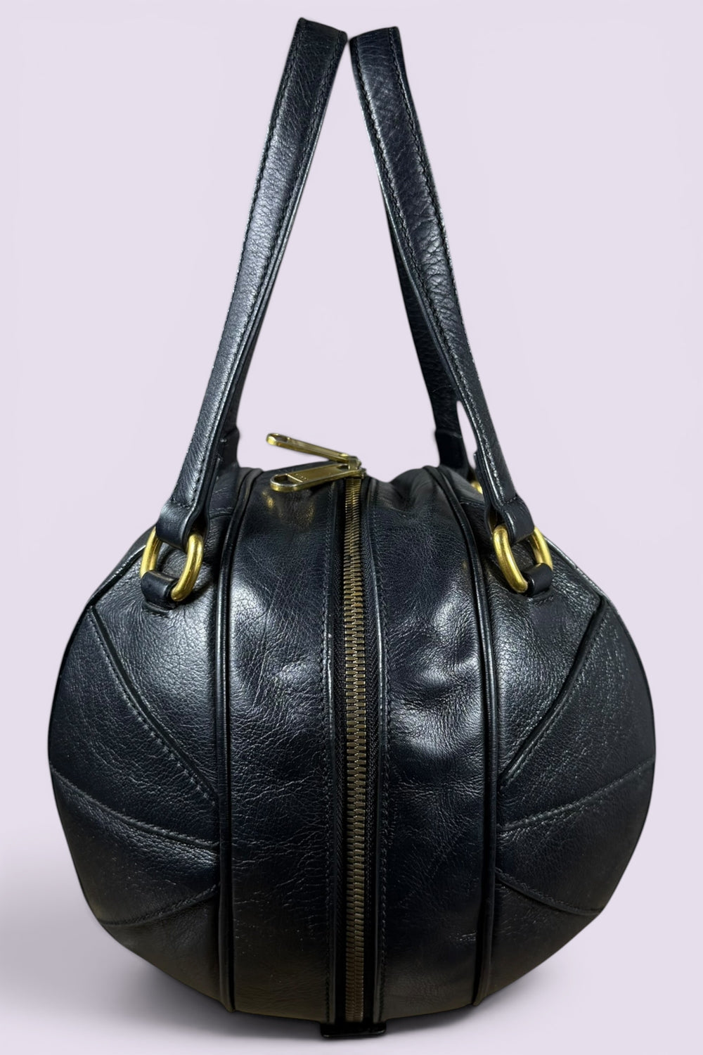 Gucci Black Leather Basketball Bag | Italian Secondhand