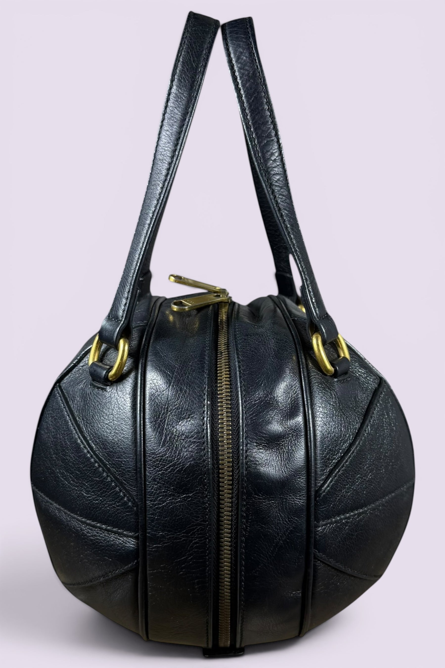Gucci Black Leather Basketball Bag | Italian Secondhand