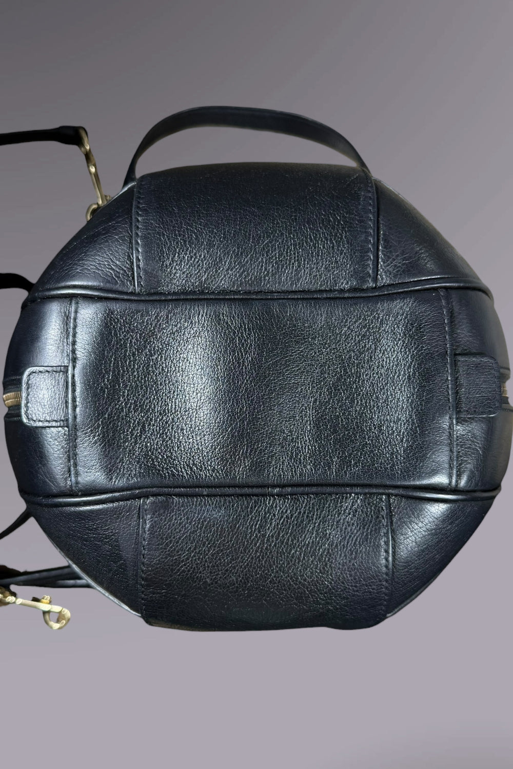 Gucci Black Leather Basketball Bag | Italian Designer Secondhand