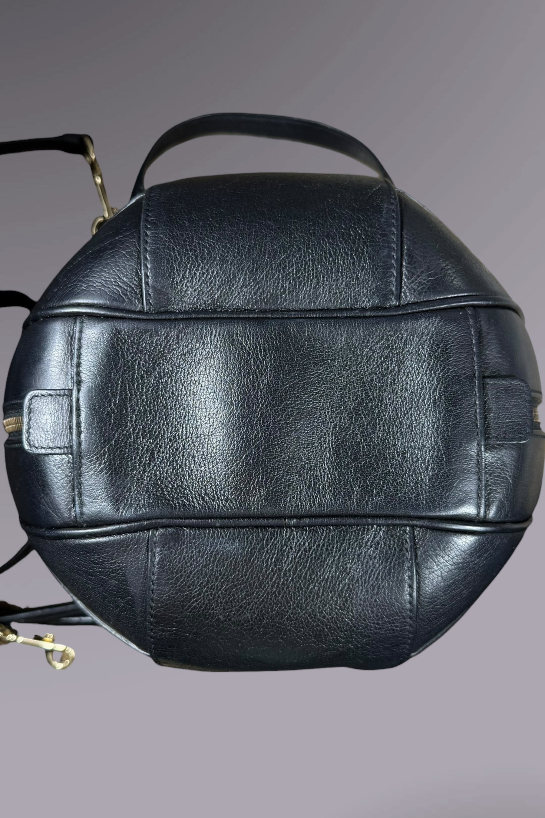 Gucci Black Leather Basketball Bag | Italian Designer Secondhand