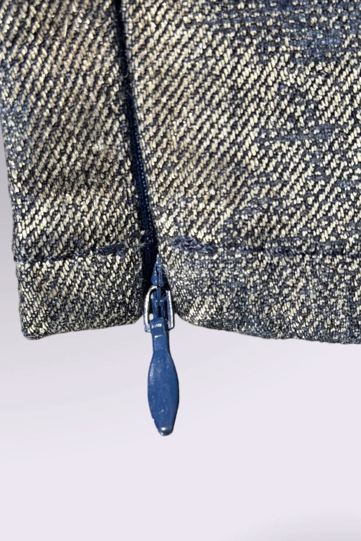 Ralph Lauren Purple Label Metallic Denim | Runway Archive