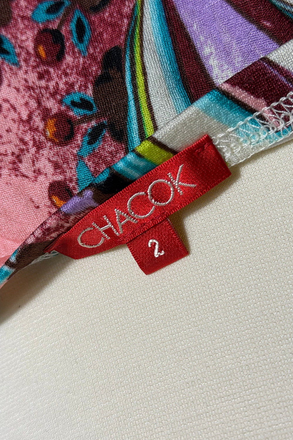 Chacok Abstract Print Maxi Skirt | French Vintage