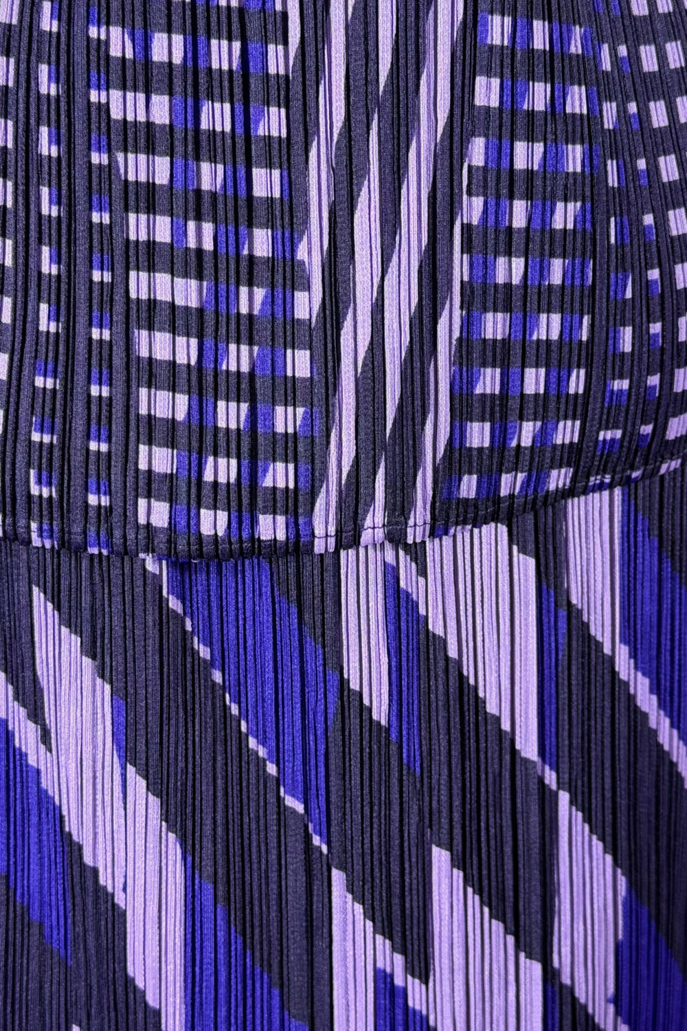 Pleats Please Issey Miyake Printed Pleated Top and Skirt Set | Japanese Secondhand