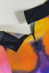 Chanel Abstract Print Silk Pleated Skirt | Runway Archive
