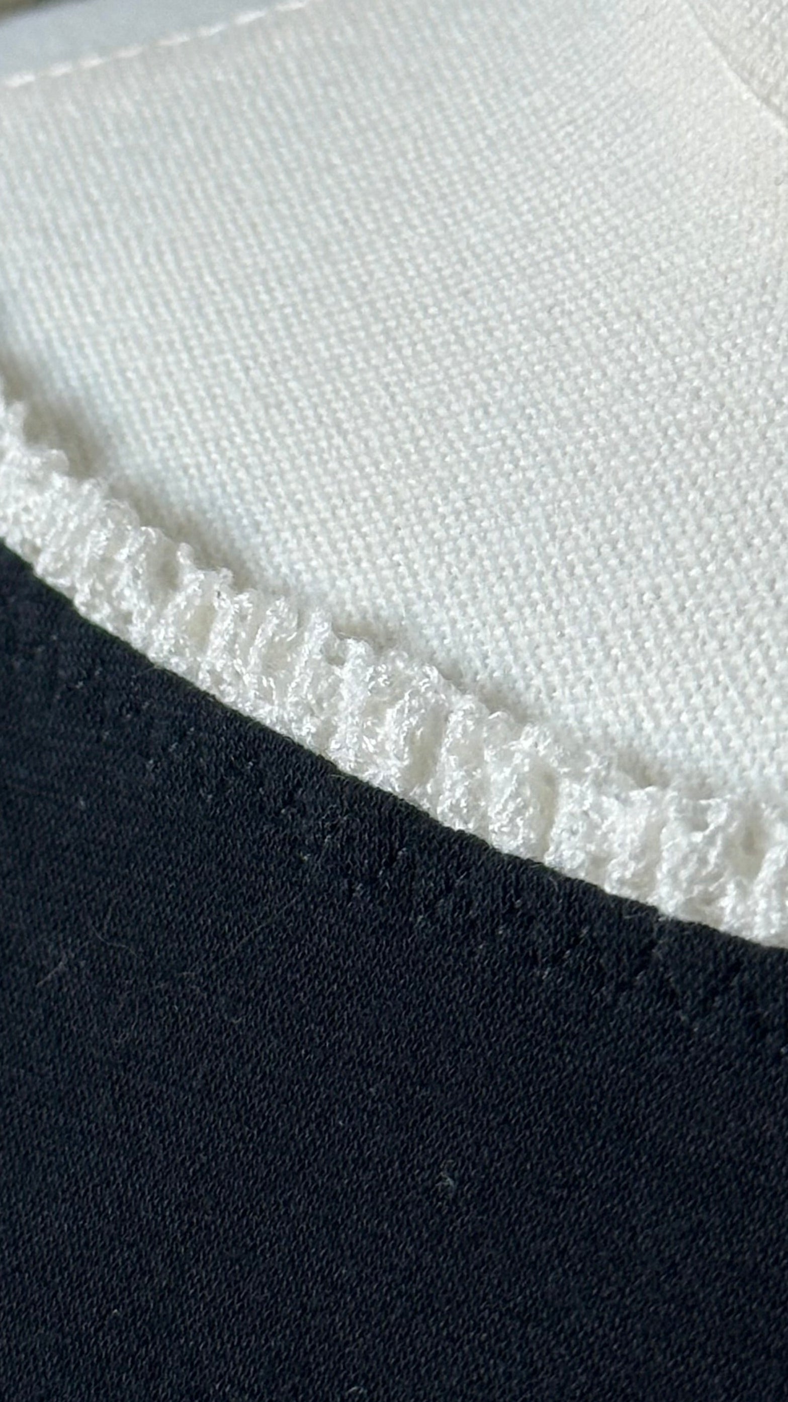 Moschino Cheap & Chic Lace Alphabet Baby Tee | Italian Designer Vintage