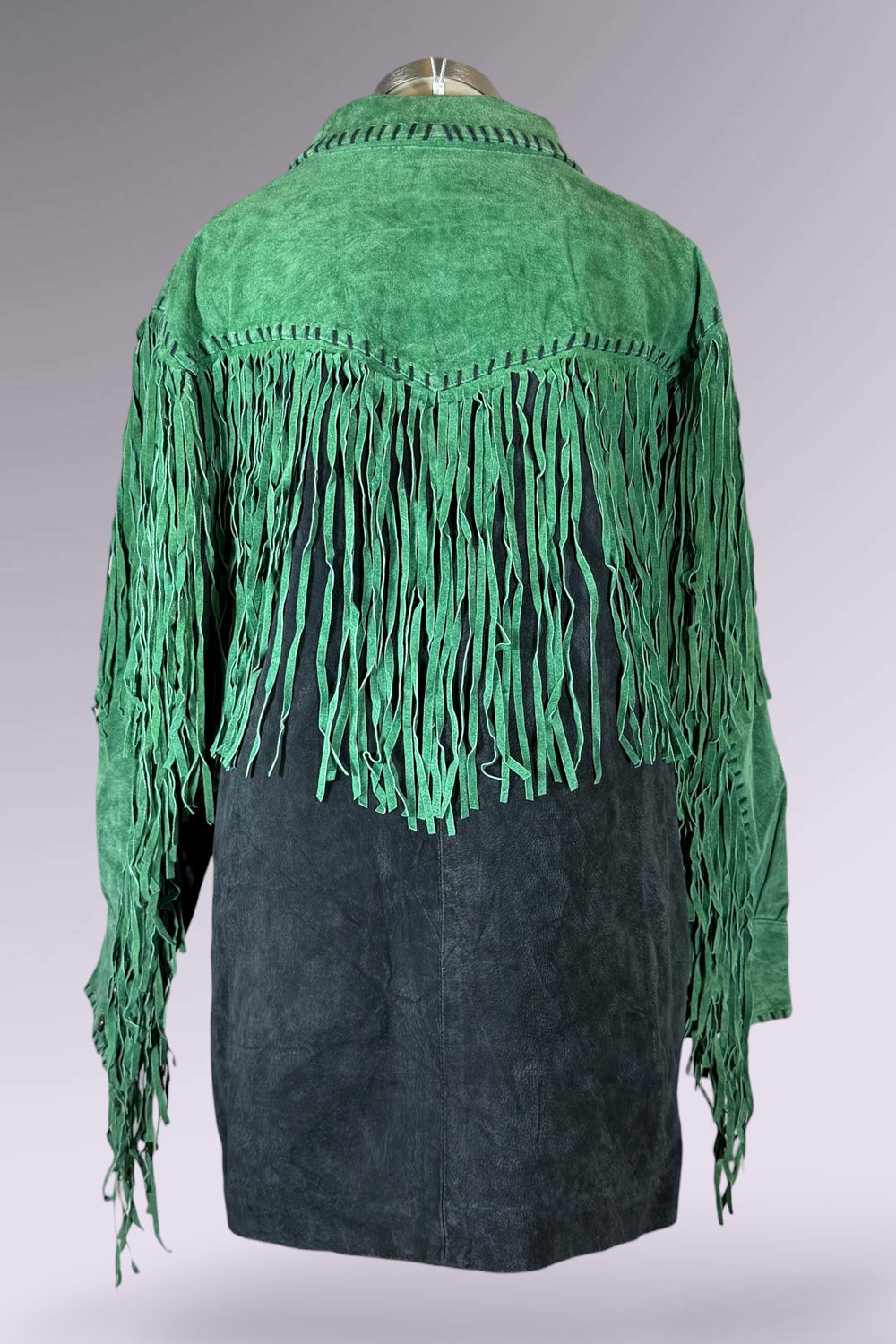 Bob Mackie Fringe Suede Leather Jacket | American Vintage