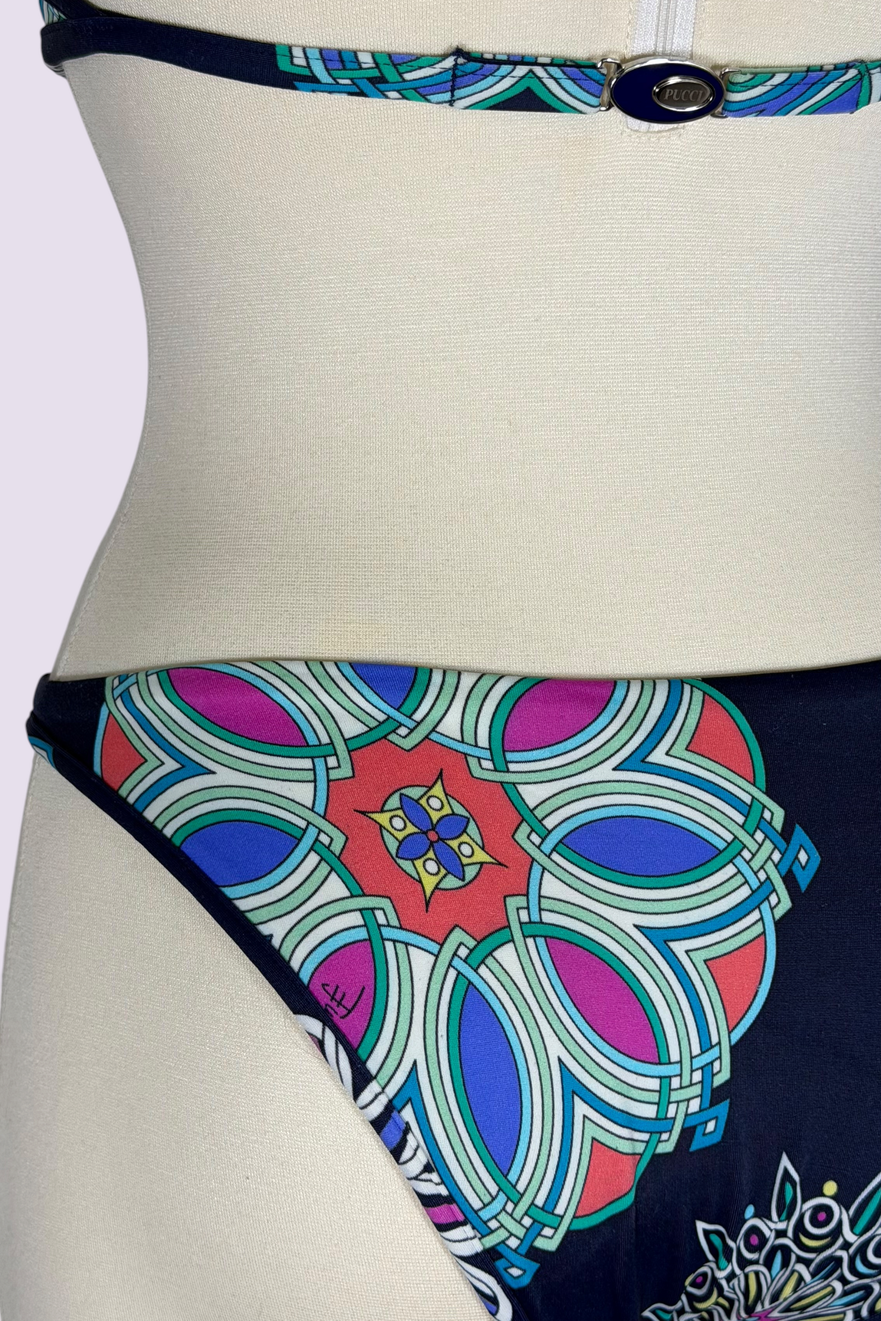 Emilio Pucci Geometric Medallion Print Bikini Set | Italian Secondhand