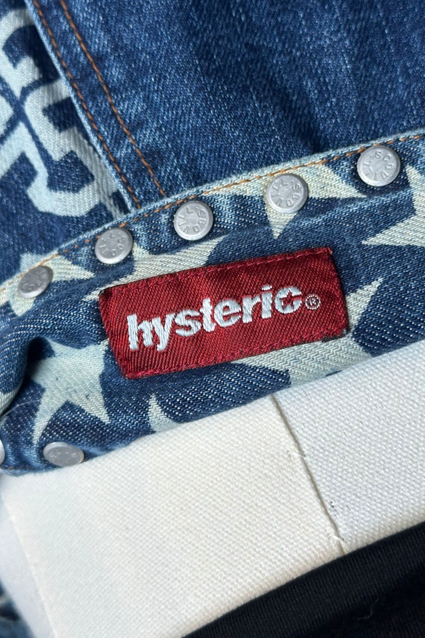 Hysteric Glamour Patchwork Denim Mini Skirt | Japanese Designer Vintage