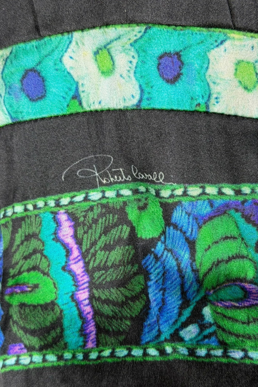 Roberto Cavalli Green Silk Top & Skirt Set | Italian Secondhand
