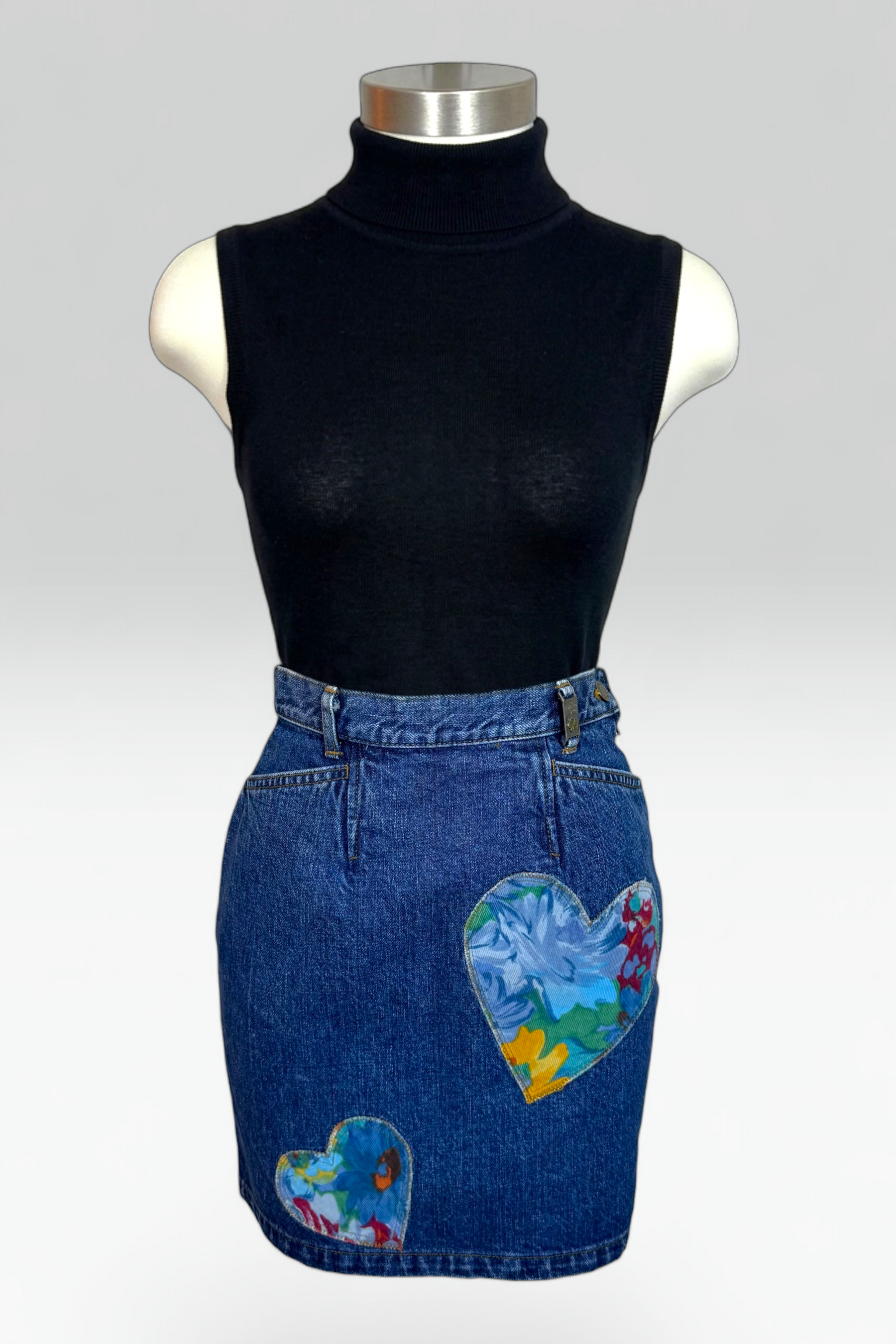 COMING SOON: KENZO JEANS HEART MINI SKIRT