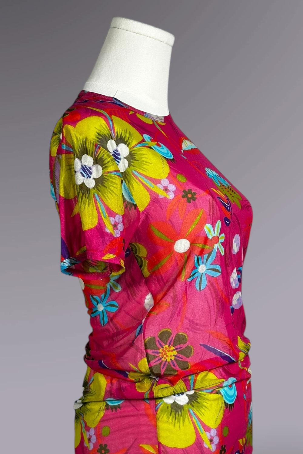 Gucci Sheer Mesh Floral Top | Tom Ford Era SS1999 | Italian Vintage