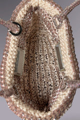 Anteprima Rose Gold Stripe Shoulder Bag | Japanese Secondhand