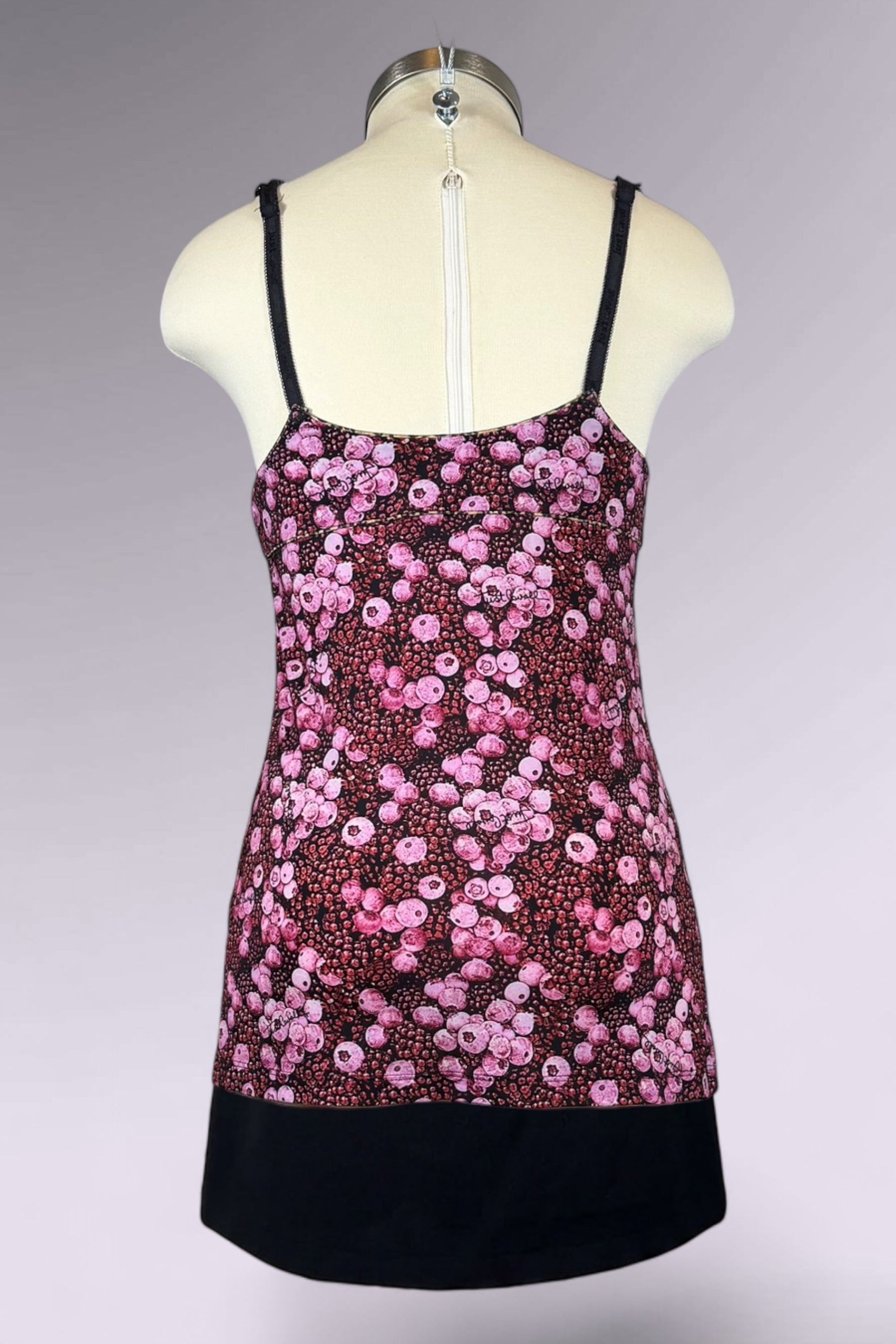 Just Cavalli Berry Print Leopard and Lace Trim Camisole | Italian Secondhand