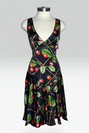 COMING SOON: Galliano cherry print dress