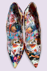 Christian Louboutin Collage Print Pumps Red Bottom | French Secondhand