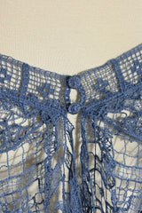 Ralph Lauren Crochet Lace Short Sleeve Top | American Secondhand