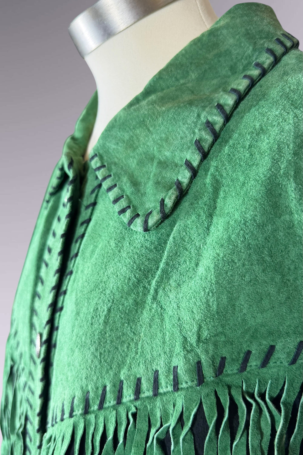 Bob Mackie Fringe Suede Leather Jacket | American Vintage