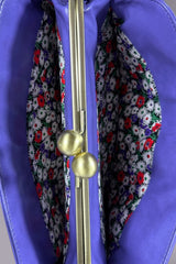 Anna Sui Purple Leather Frame Bag | American Secondhand