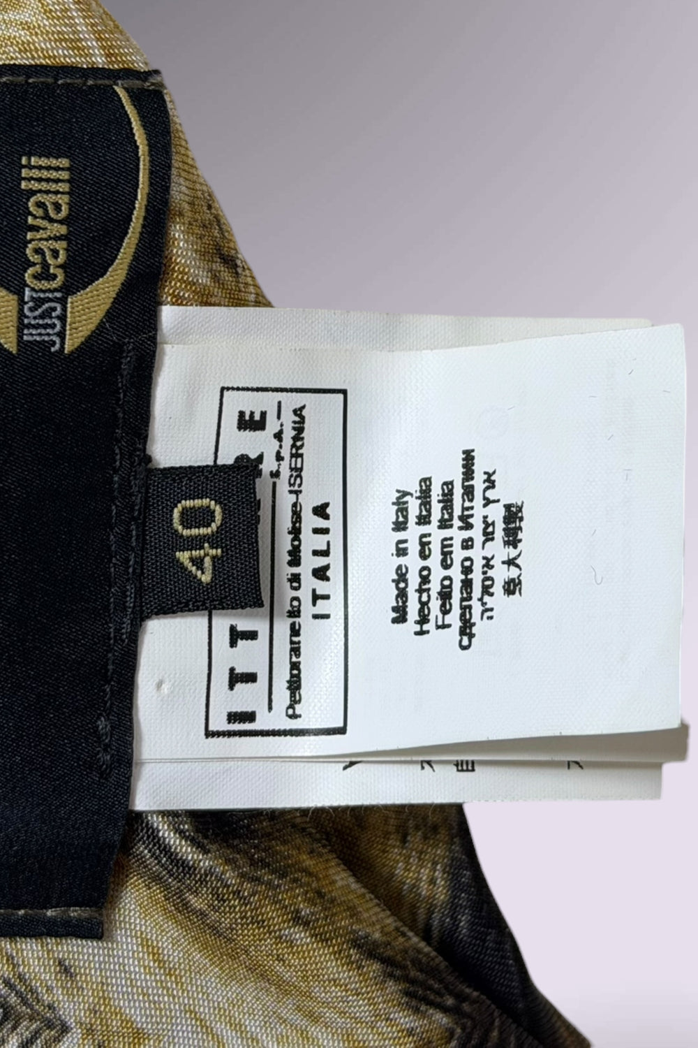 Just Cavalli Leopard Print Ruched Mini Skirt | Italian Vintage