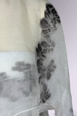 Armani Collezioni Sheer Silk Blend Floral Overlay Dress | Italian Secondhand