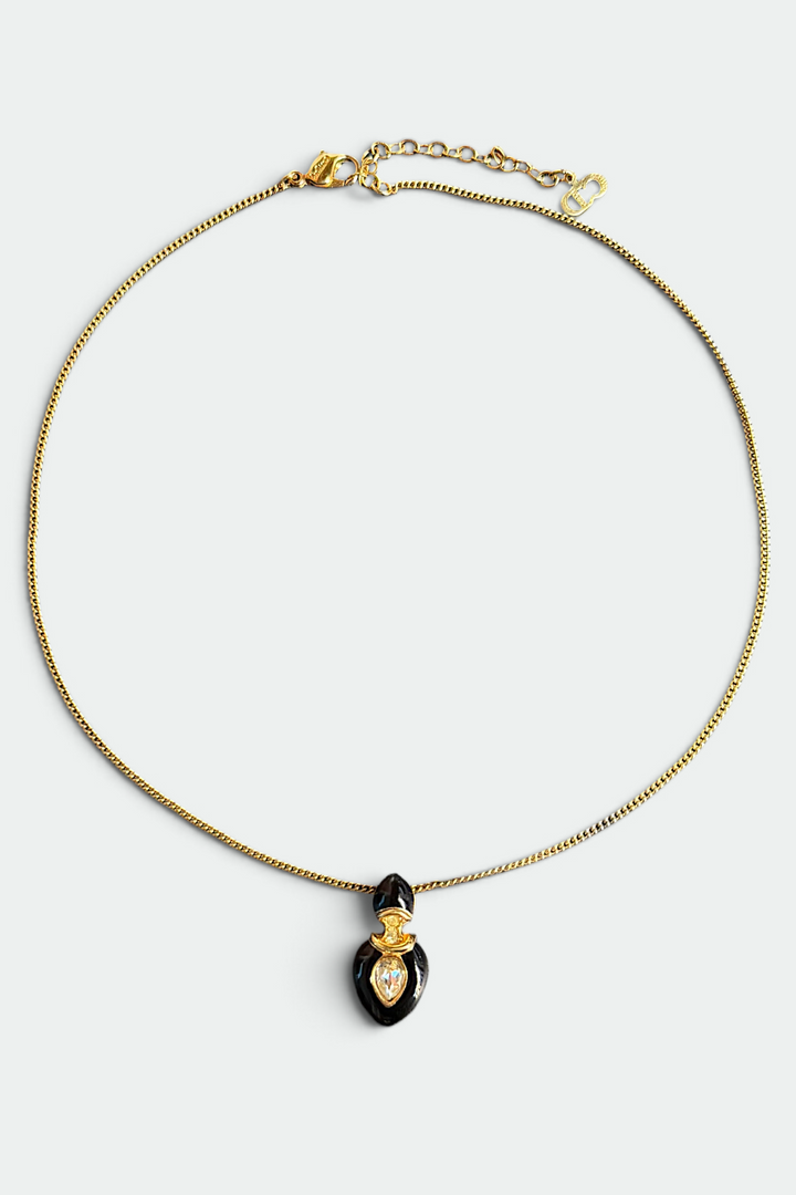 COMING SOON: CHRISTIAN DIOR BLACK AND GOLD NECKLACE | FRENCH VINTAGE
