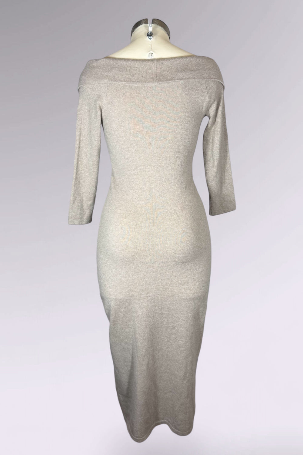 Ralph Lauren Cashmere Blend Off Shoulder Midi Dress | American Secondhand