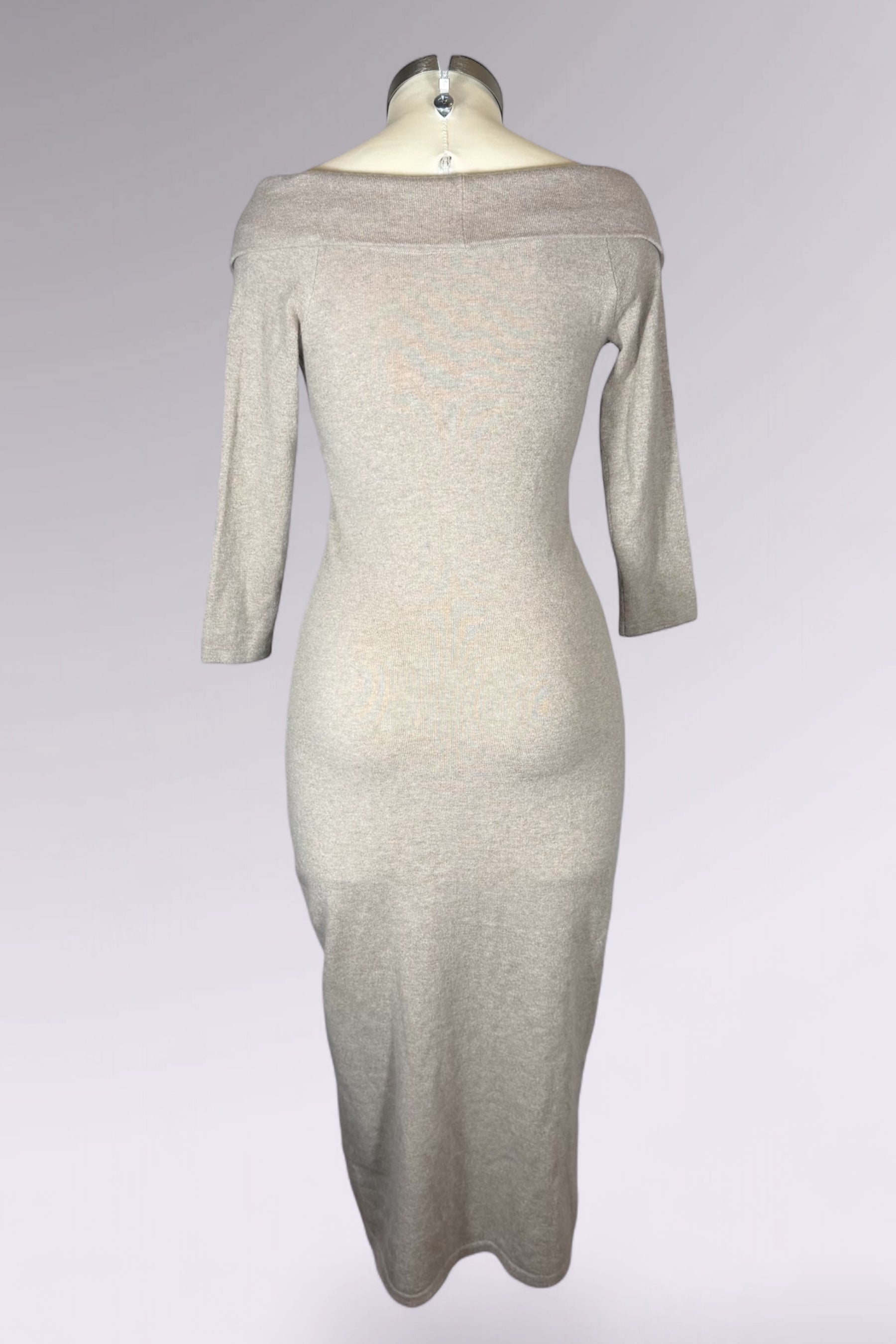 Ralph Lauren Cashmere Blend Off Shoulder Midi Dress | American Secondhand