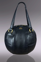 Gucci Black Leather Basketball Bag | Italian Designer Secondhand