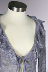 Roberto Cavalli CLASS Ombré Mohair Knit Tie Front Cardigan | Italian Secondhand