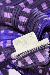 Pleats Please Issey Miyake Printed Pleated Top and Skirt Set | Japanese Secondhand