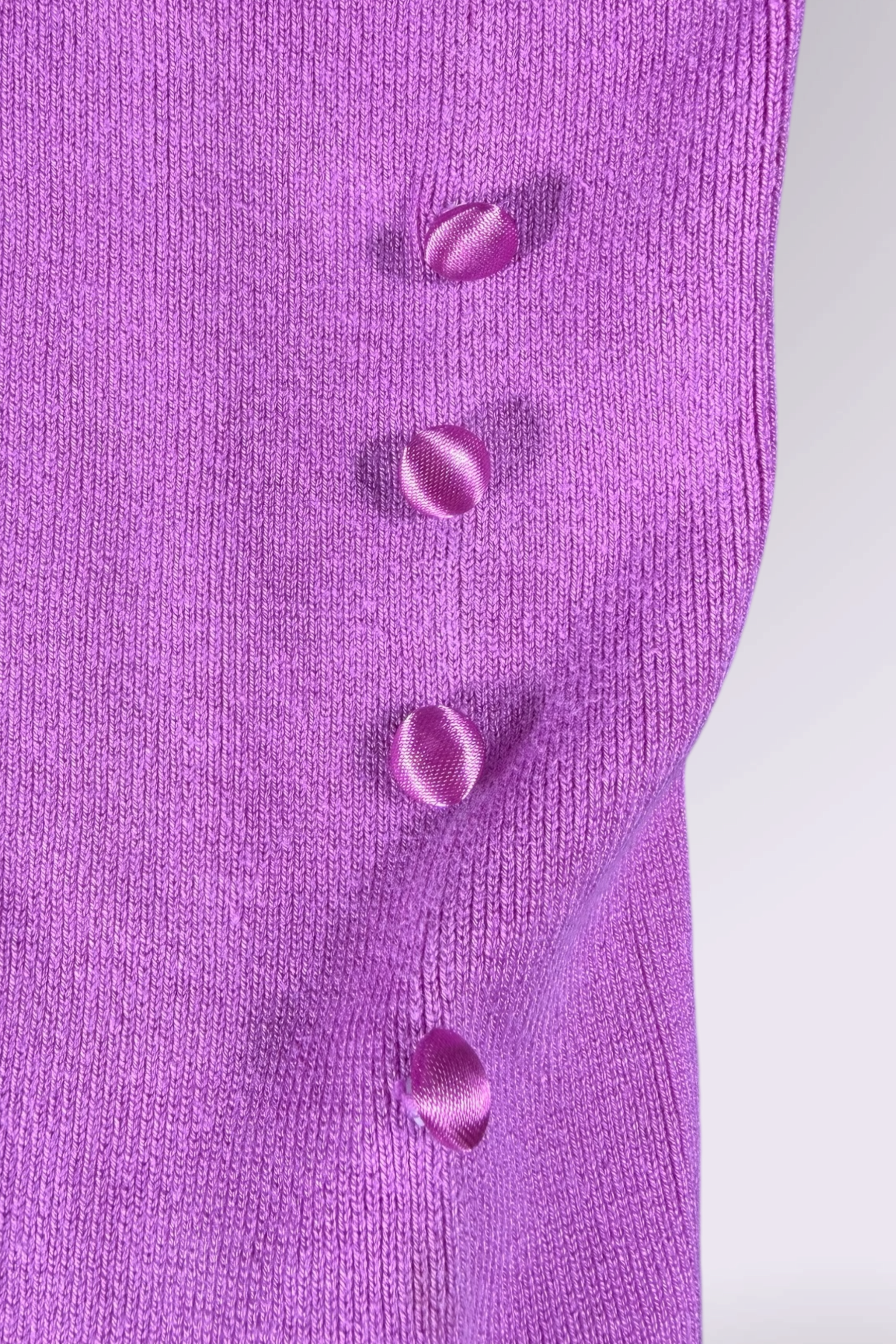 Off Shoulder Silk Blend Top with Detachable Fur Collar | American Vintage