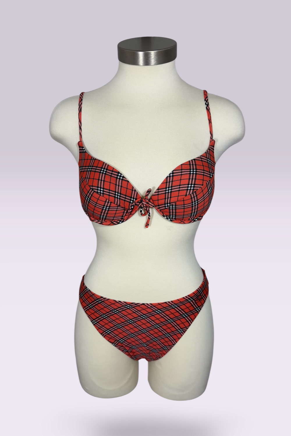 Burberry Blue Label Nova Check 3-Piece Bikini Set with Cover-Up Skirt | British Secondhand