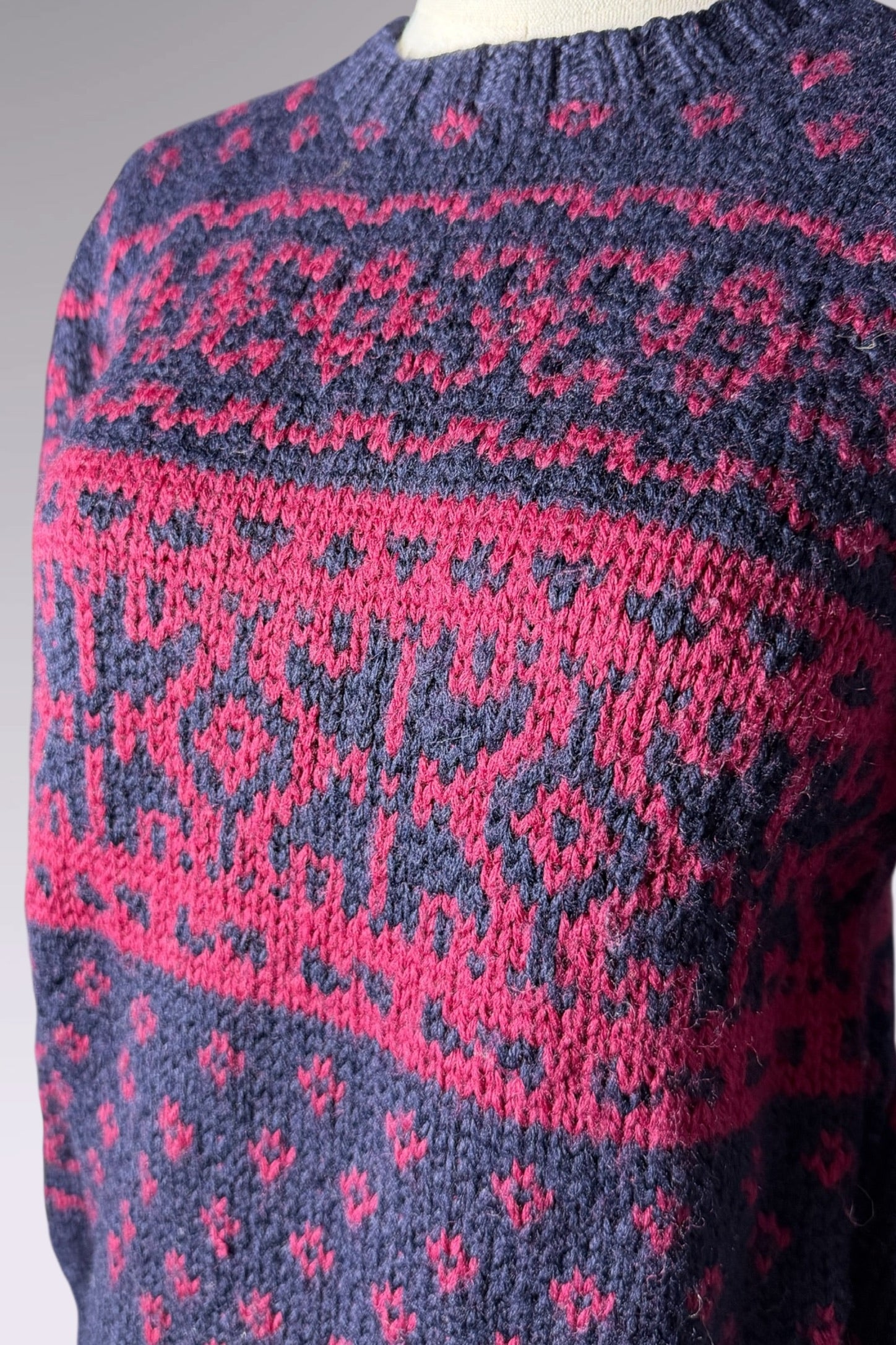 Ralph Lauren Roughwear Hand-Knit Wool Sweater | American Vintage