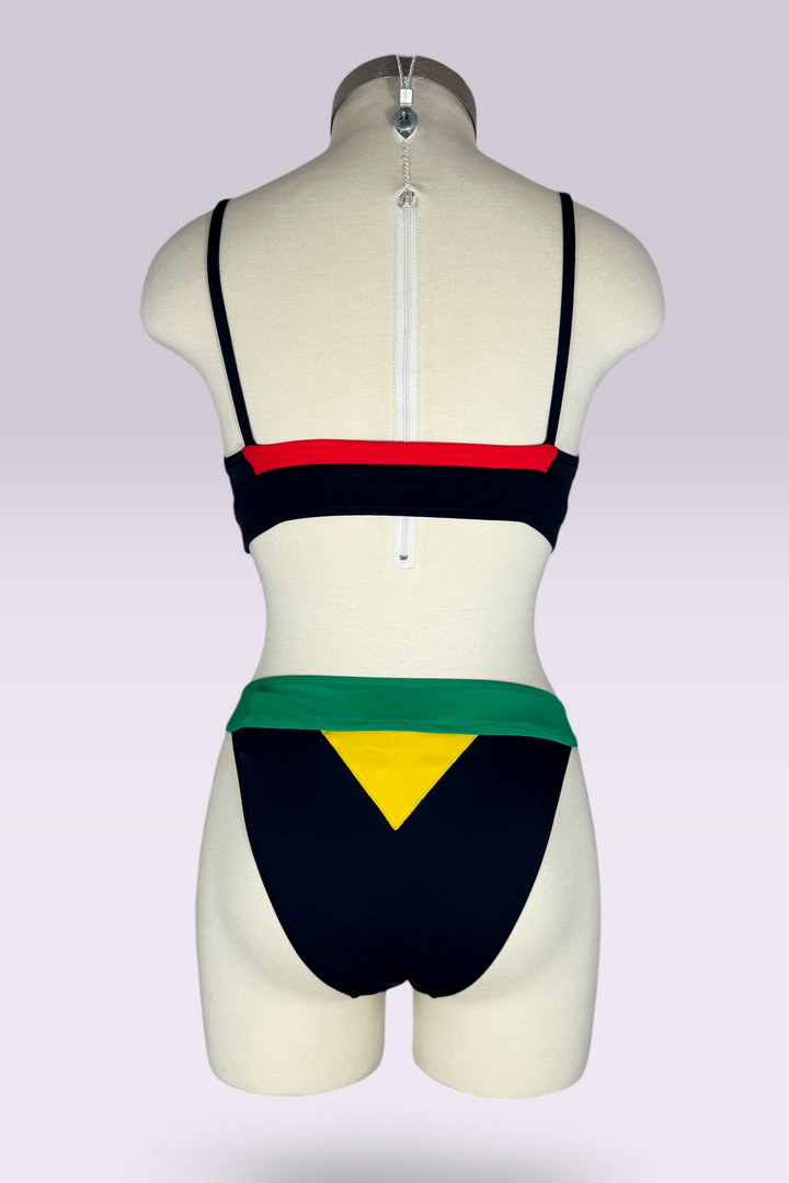Fendi Mare Color Block Bikini Set | Italian Vintage