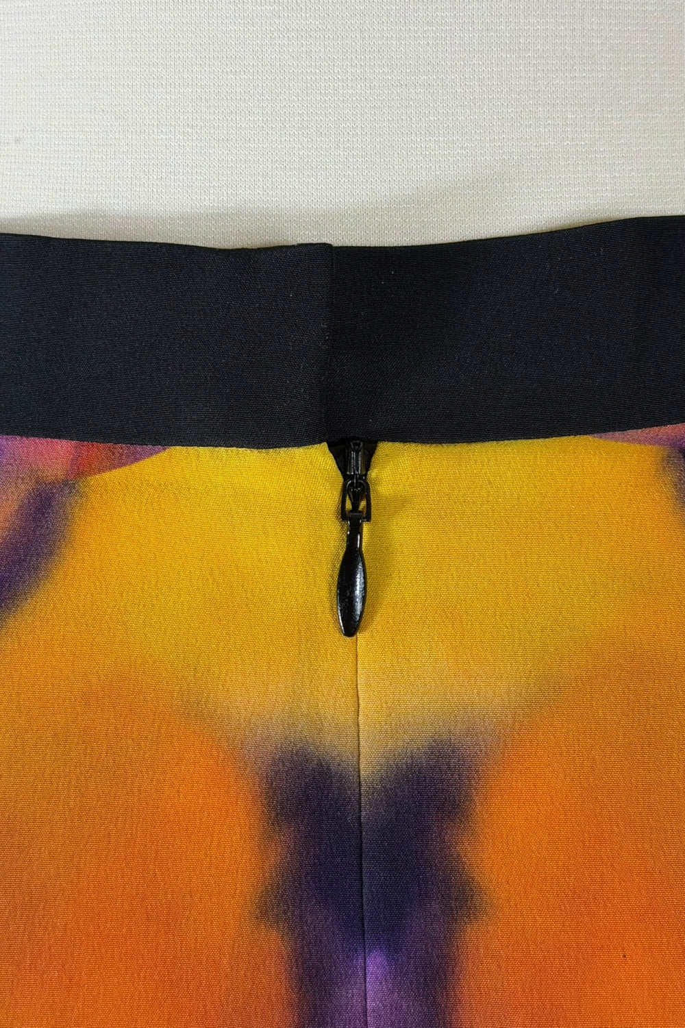 Chanel Abstract Print Silk Pleated Skirt | Runway Archive