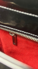 Chanel Chocolate Bar Black Patent Leather Tote | French Vintage