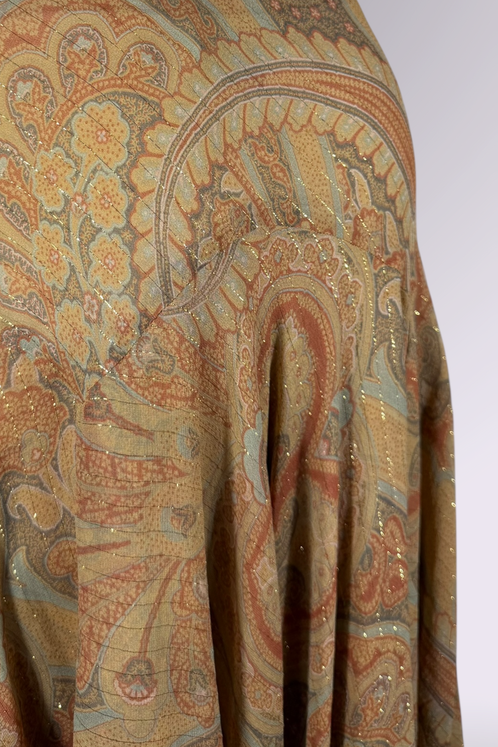 Ralph Lauren Silk Paisley Skirt | American Secondhand