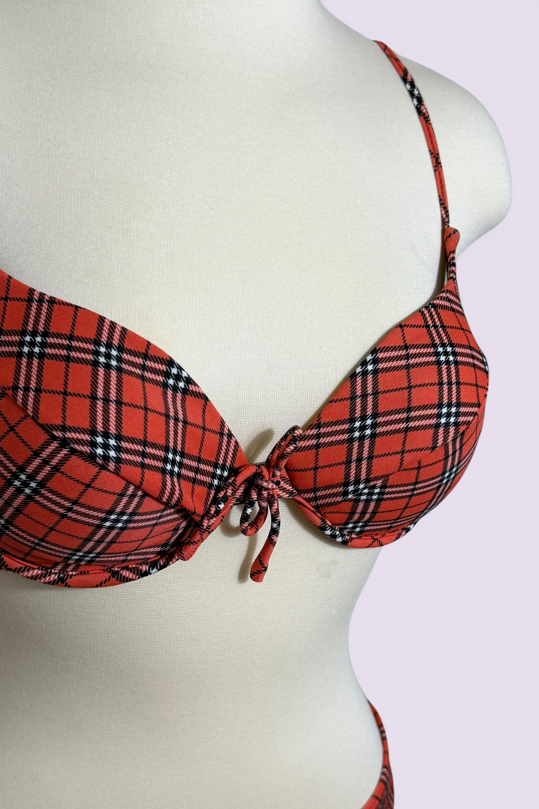 Burberry Blue Label Nova Check 3-Piece Bikini Set with Cover-Up Skirt | British Secondhand